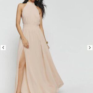 Nude Halter Dress REFORMATION Size 4 Never Worn Tags Still On